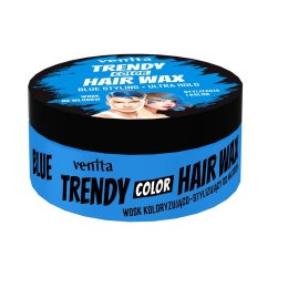 Trendy Color Hair Wax koloryzujący wosk do stylizacji włosów Blue 75g Venita