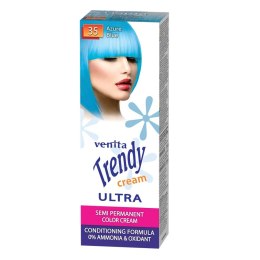 Trendy Cream krem do koloryzacji włosów 35 Azure Blue Venita