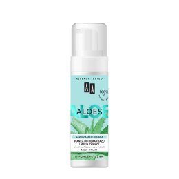 Aloes 100% Aloe Vera Extract pianka do demakijażu i mycia twarzy nawilżająco - kojąca 150ml AA
