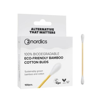 Nordics Bamboo Cotton Buds patyczki bambusowe White 100szt.