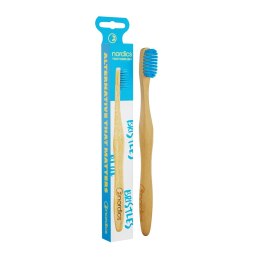 Bamboo Toothbrush bambusowa szczoteczka do zębów Blue Nordics