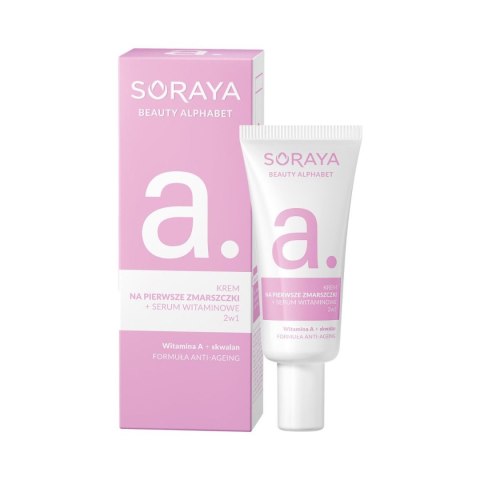 Soraya Beauty Alphabet Wit.A krem na pierwsze zmarszczki + serum witaminowe 2w1 30ml