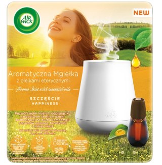 Essential Mist Aroma automatyczny odświeżacz powietrza + odprężający wkład Szczęście 20ml