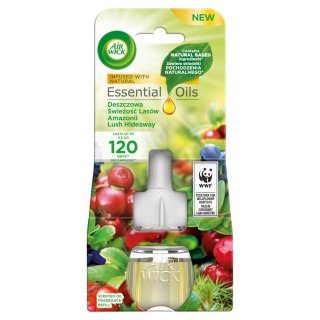 Air Wick Essential Oils wkład do elektrycznego odświeżacza Deszczowa Świeżość Lasów Amazonii 19ml