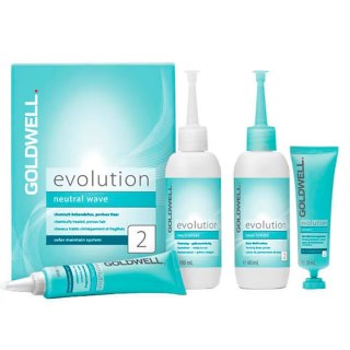 Goldwell Evolution Neutral Wave Typ 2 zestaw do ondulacji lotion bazowy 60ml + lotion aktywujący 100ml + utrwalacz 20ml + kuracja pośredn