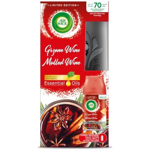 Air Wick Freshmatic automatyczny odświeżacz powietrza i wkład Grzane Wino 250ml Air Wick Freshmatic automatyczny odświeżacz powietrza i wkład Grzane Wino 250ml
