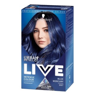 Schwarzkopf Live Urban Metallic farba do włosów U67 Blue Mercury