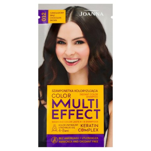 Multi Effect Color szamponetka koloryzująca 012 Czekoladowy Brąz 35g Joanna