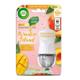 Air Wick Paradise Island elektryczny odświeżacz powietrza i wkład Mango i Brzoskwinia Spritz z Malediwów 19ml