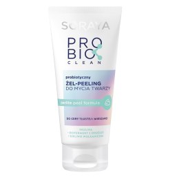 Probio Clean probiotyczny żel-peeling do mycia twarzy do cery tłustej i mieszanej 150ml Soraya