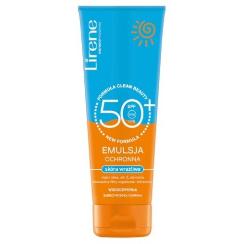 Lirene Sun emulsja ochronna skóra wrażliwa SPF50+ 120ml Lirene Sun emulsja ochronna skóra wrażliwa SPF50+ 120ml
