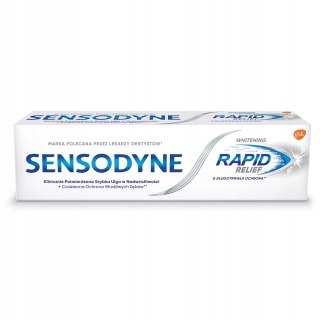 Sensodyne Whitening Rapid Relief wybielająca pasta do zębów wrażliwych 75ml