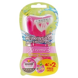 Wilkinson My Intuition Xtreme3 Comfort Sensitive jednorazowe maszynki do golenia dla kobiet 6szt