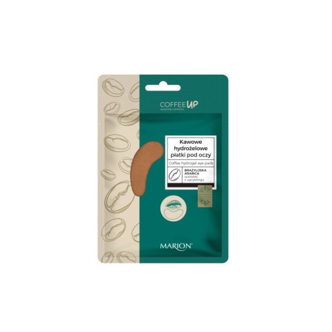 Marion Coffe Up kawowe hydrożelowe płatki pod oczy 2szt Marion Coffe Up kawowe hydrożelowe płatki pod oczy 2szt