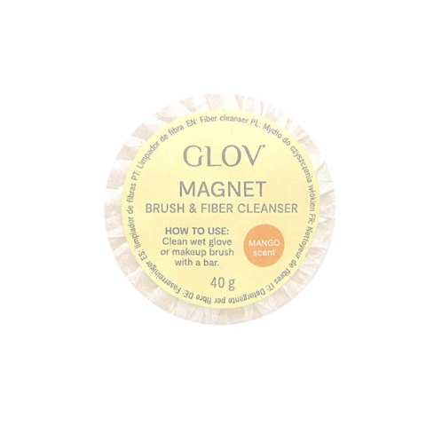 Glov Magnet Cleanser mydełko w kostce do czyszczenia rękawic i pędzli do makijażu Yellow 40g Glov Magnet Cleanser mydełko w kostce do czyszczenia rękawic i pędzli do makijażu Yellow 40g