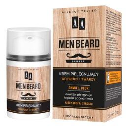 Men Beard krem pielęgnujący do brody i twarzy 50ml AA