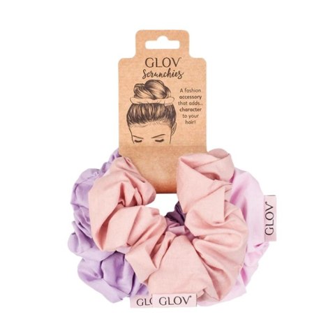 Glov Scrunchies zestaw gumek do włosów Light Pink 3szt Glov Scrunchies zestaw gumek do włosów Light Pink 3szt