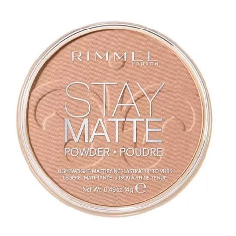 Rimmel Stay Matte Powder puder prasowany 009 Amber 14g Rimmel Stay Matte Powder puder prasowany 009 Amber 14g