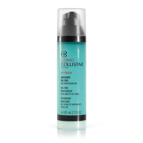 Collistar Uomo Hydra Oil Free Moisturizer nawilżający żel do twarzy i oczu 24h 80ml