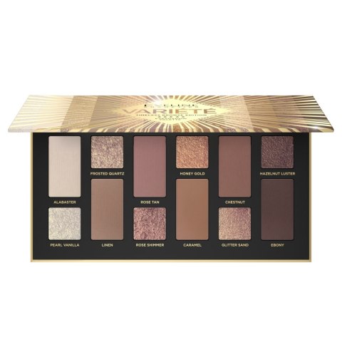 Eveline Cosmetics Variete Eyeshadow Palette paleta 12 cieni do powiek Timeless Bronze Edition 9.5g Eveline Cosmetics Variete Eyeshadow Palette paleta 12 cieni do powiek Timeless Bronze Edition 9.5g