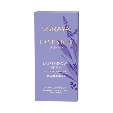 Soraya Lavender Essence lawendowy krem nawilżający pod oczy i na powieki 15ml