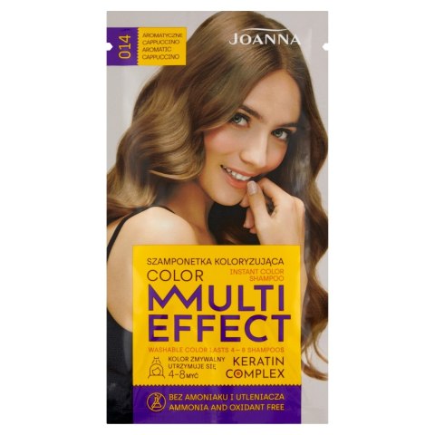 Multi Effect Color szamponetka koloryzująca 014 Aromatyczne Cappuccino 35g Joanna