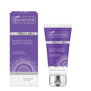 SupremeLab Microbiome Pro Care ratunkowa maseczka łagodząco-nawilżająca 70ml Bielenda Professional