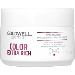 Dualsenses Color Extra Rich 60sec Treatment 60-sekundowa kuracja nabłyszczająca do włosów grubych i opornych 200ml Goldwell