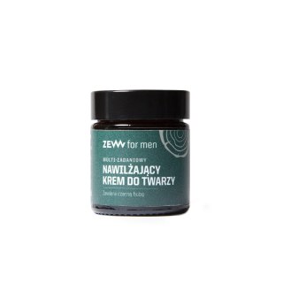 Zew For Men Multi-zadaniowy nawilżający krem do twarzy z czarną hubą 30ml