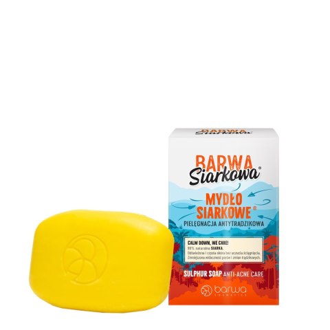 Barwa Mydło siarkowe antytrądzikowe 100g Barwa Mydło siarkowe antytrądzikowe 100g