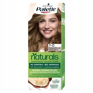 Palette Permanent Naturals Color Creme farba do włosów trwale koloryzująca 7-0 Średni Blond