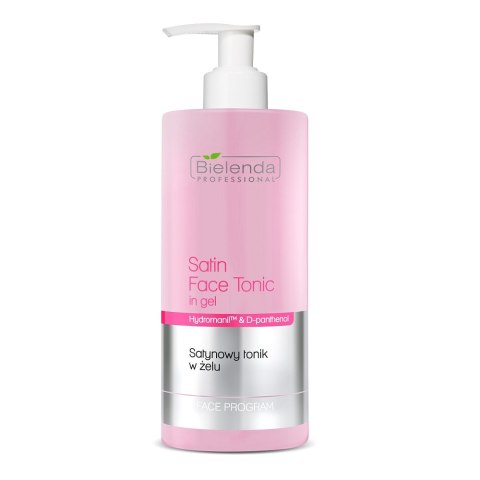 Bielenda Professional Satin Face Tonic In Gel satynowy tonik do twarzy w żelu 500ml Bielenda Professional Satin Face Tonic In Gel satynowy tonik do twarzy w żelu 500ml