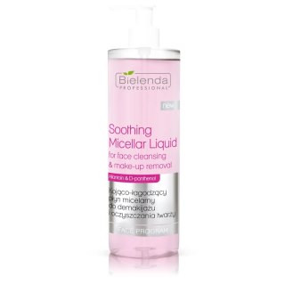 Bielenda Professional Soothing Micellar Liquid kojąco-łagodzący płyn micelarny do demakijażu i oczyszczania twarzy 500ml