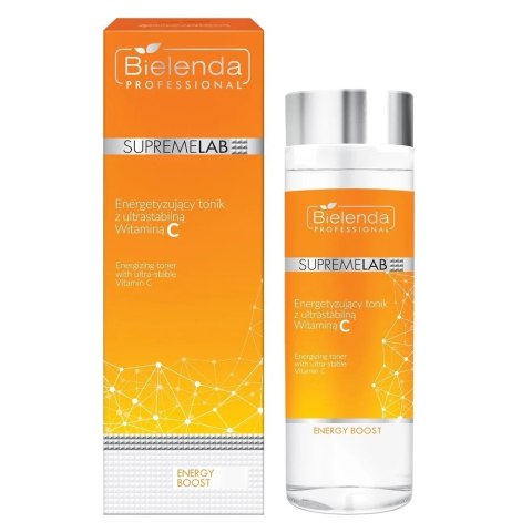 Bielenda Professional SupremeLab Energy Boost energetyzujący tonik z ultrastabilną witaminą C 200ml Bielenda Professional SupremeLab Energy Boost energetyzujący tonik z ultrastabilną witaminą C 200ml