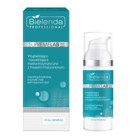 Bielenda Professional SupremeLab Hyalu Minerals wygładzająco-nawadniająca maska enzymatyczna z kwasem hialuronowym 50ml Bielenda Professional SupremeLab Hyalu Minerals wygładzająco-nawadniająca maska enzymatyczna z kwasem hialuronowym 50ml