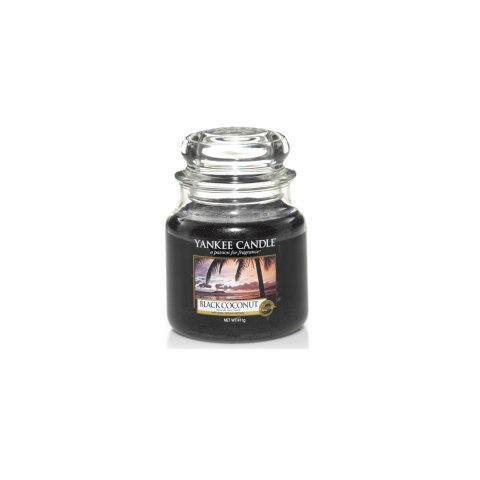 Yankee Candle Świeca zapachowa mały słój Black Coconut 104g Yankee Candle Świeca zapachowa mały słój Black Coconut 104g