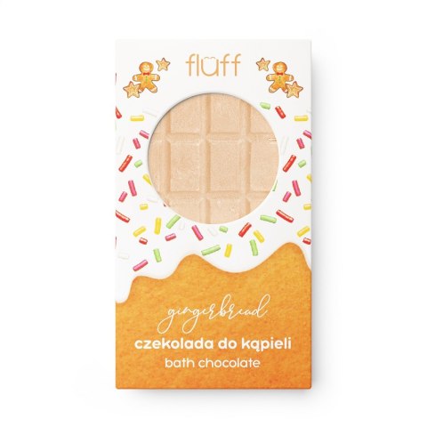 Fluff Bath Chocolate czekolada do kąpieli Gingerbread 200g Fluff Bath Chocolate czekolada do kąpieli Gingerbread 200g