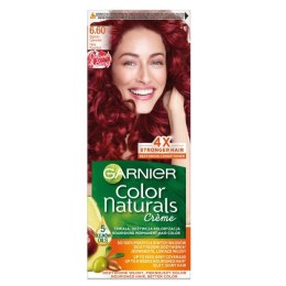 Color Naturals Creme krem koloryzujący do włosów 6.60 Ognista Czerwień Garnier