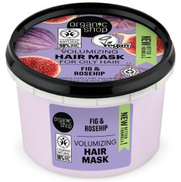 Express Shine Hair Mask pielęgnująca maska do włosów Fig & Almond 250ml Organic Shop