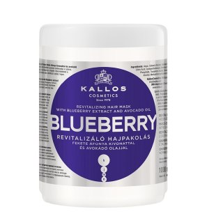 Kallos KJMN Blueberry Revitalizing Hair Mask rewitalizująca maska do włosów z ekstraktem jagód 1000ml