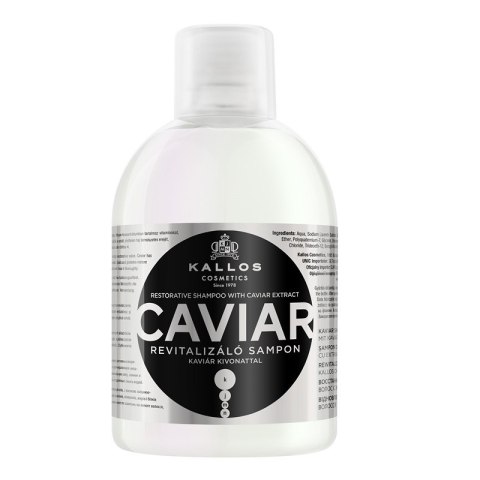 Kallos KJMN Caviar Restorative Shampoo rewitalizujący szampon do włosów z ekstraktem z kawioru 1000ml Kallos KJMN Caviar Restorative Shampoo rewitalizujący szampon do włosów z ekstraktem z kawioru 1000ml