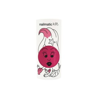 Kids Nail Polish Sissi lakier do paznokci dla dzieci z brokatem Różowy 8ml Nailmatic