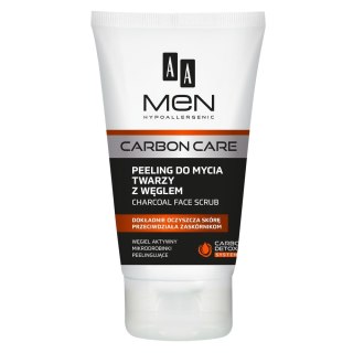 Men Carbon Care peeling do mycia twarzy z węglem 150ml AA