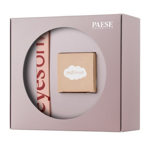 Paese Merry Look zestaw Puff Cloud puder pod oczy 5.3g + Eyes On tusz dający efekt foxy eye 8ml Paese Merry Look zestaw Puff Cloud puder pod oczy 5.3g + Eyes On tusz dający efekt foxy eye 8ml