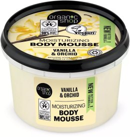 Moisturizing Body Mousse nawilżający mus do ciała Vanilla & Orchid 250ml Organic Shop