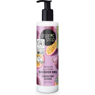 Organic Shop Passion Alluring Shower Gel odprężający żel pod prysznic Passion Fruit & Cocoa 280ml