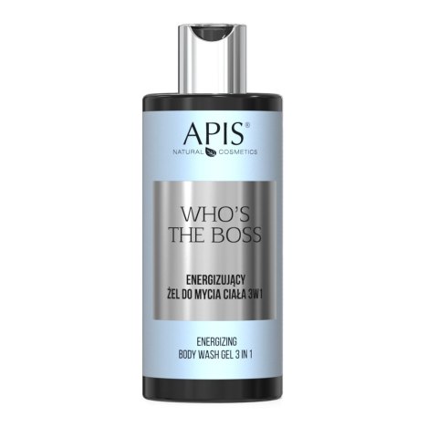 APIS Who's the Boss energizujący żel do mycia ciała 3w1 300ml APIS Who's the Boss energizujący żel do mycia ciała 3w1 300ml