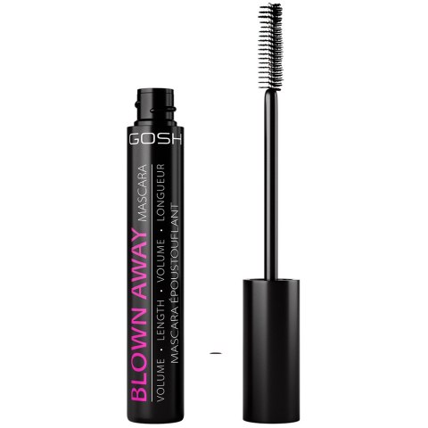 Gosh Blown Away Mascara pogrubiająco-wydłużający tusz do rzęs 002 Carbon Black 10ml