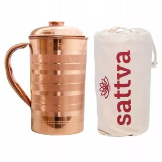 Sattva Dzbanek miedziany w paski Stripe Jug 1250ml