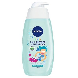 Nivea Kids żel do mycia ciała 2w1 o zapachu jabłkowych karmelków 500ml